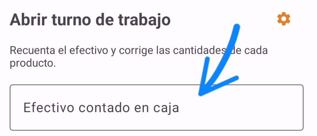 Campo Fondo inicial de caja