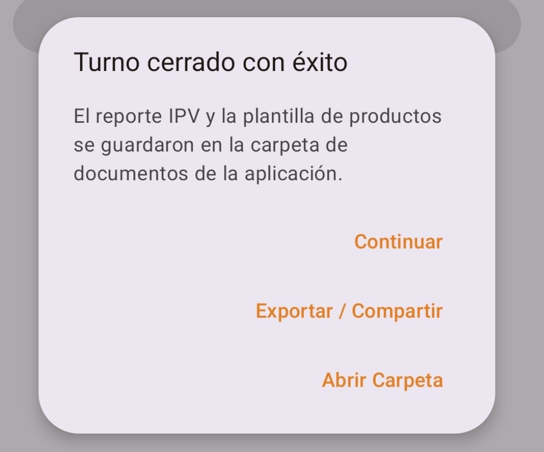 Ventana de cierre exitoso